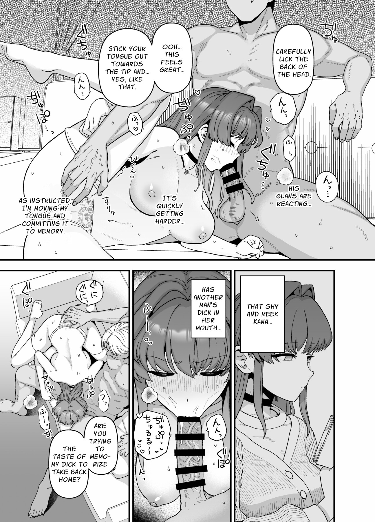 Hentai Manga Comic-Cuckold Trial: My girlfriend cheats on me for my sake-Read-14